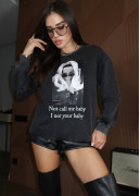 Світшот “Not call me baby”